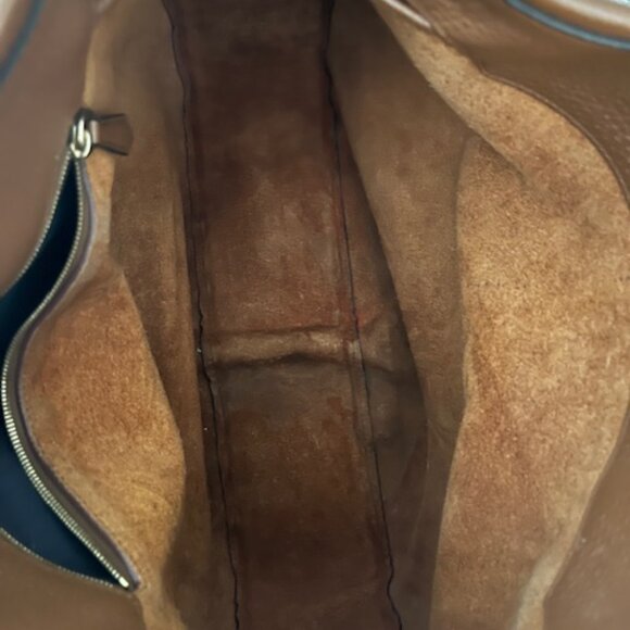 Mulberry Iris Hobo (medium) heavy grain leather in Chestnut - Picture 7 of 11